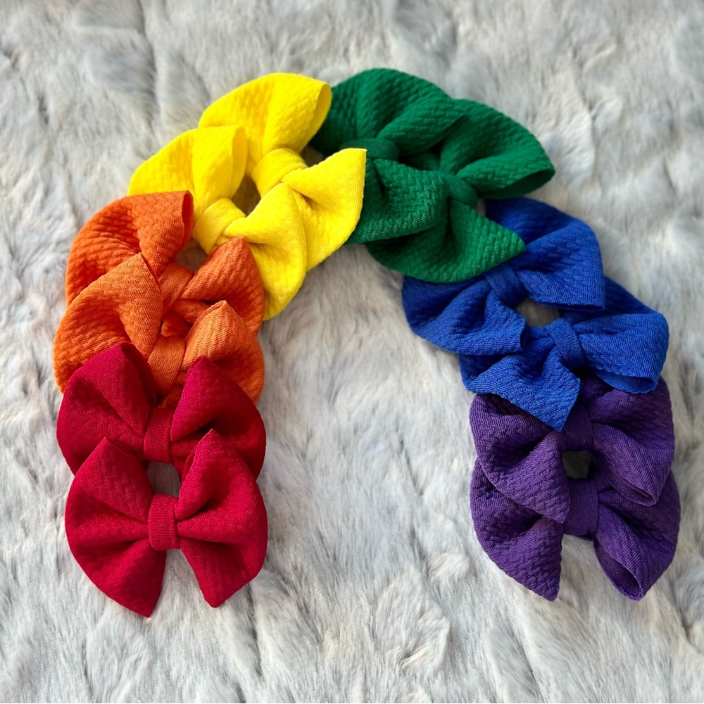 Primary Rainbow Bow Box